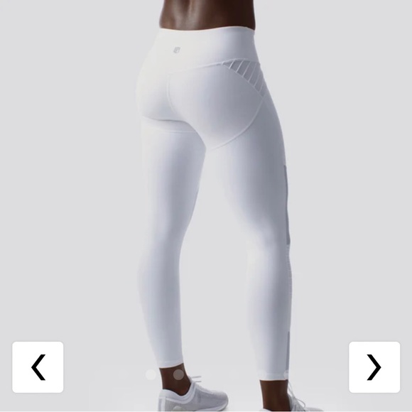 Born Primitive Peak Leggings L M white weightlifting CrossFit mesh - Picture 2 of 11